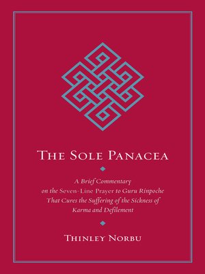cover image of The Sole Panacea